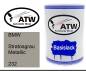 Preview: BMW, Stratosgrau Metallic, 232: 500ml Lackdose, von ATW Autoteile West.